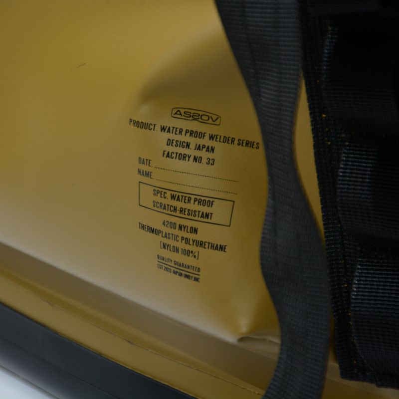 【AS2OV】TPU WELDER SOFT COOLER BAG 35L ソフトクーラーバッグ 420D TPU WELDER SERIES