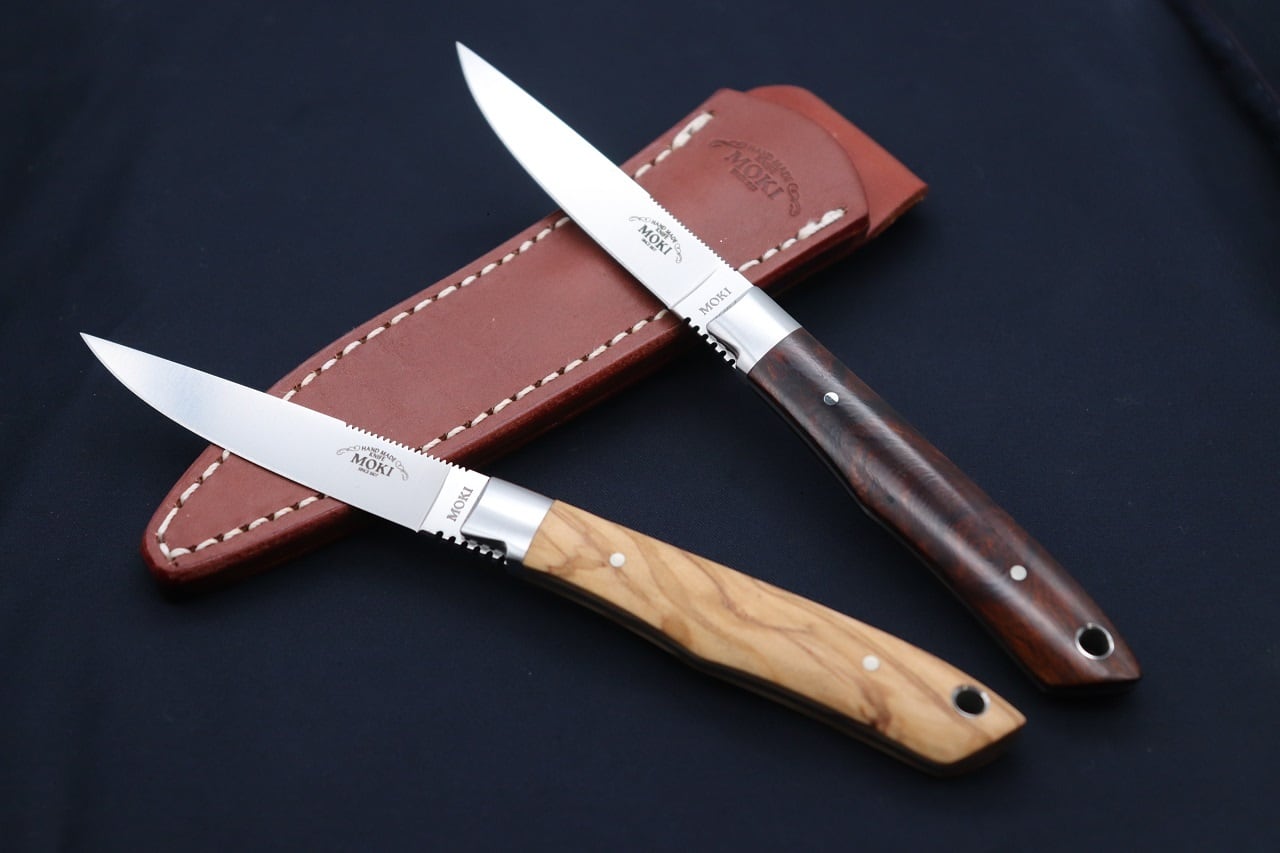 【MOKI KNIFE】トラウト&バード オリーブ