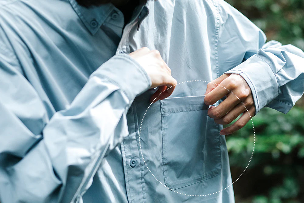 【PAPERSKY】HIKE & BIKE CAVE BIG SHIRT