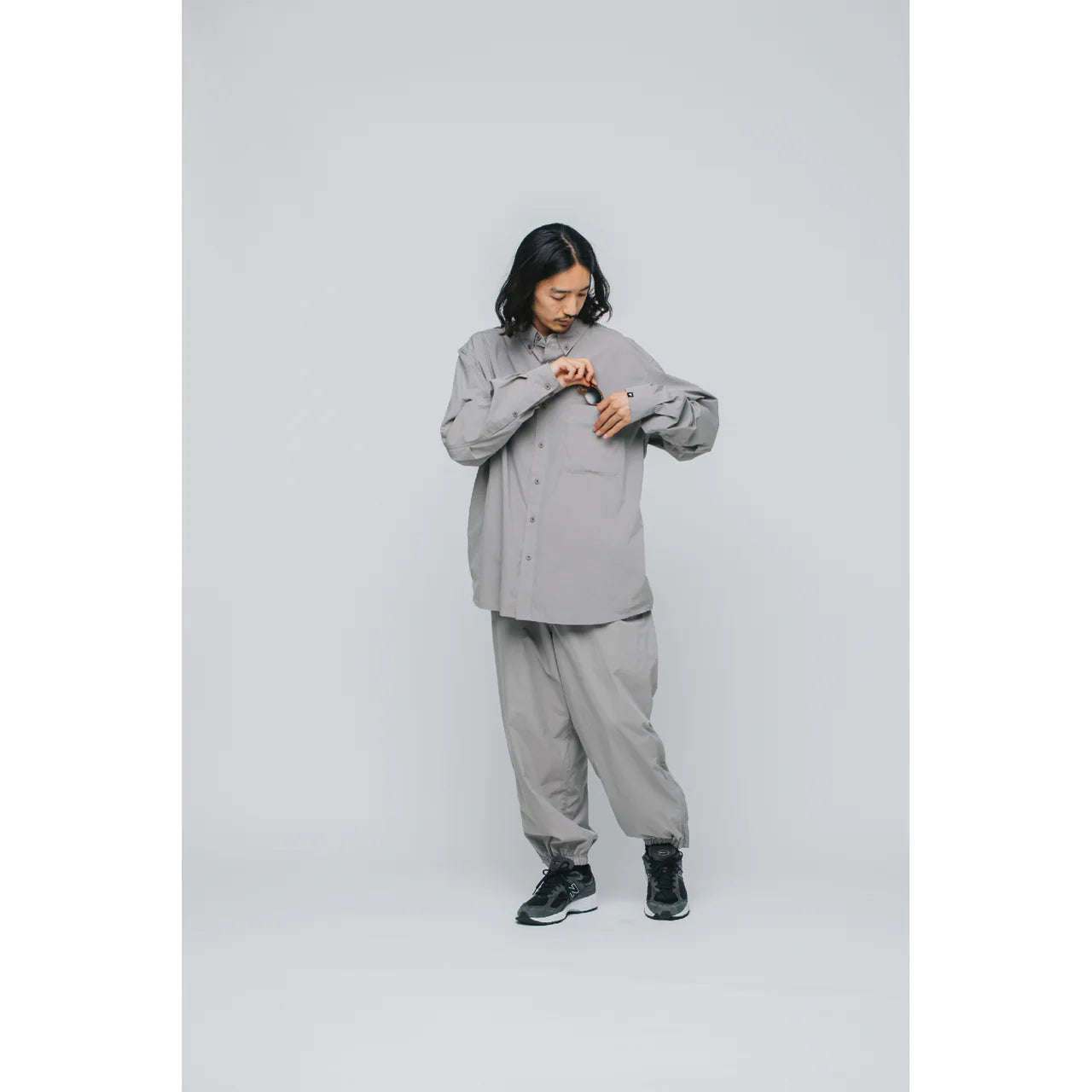 【PAPERSKY】HIKE & BIKE CAVE BIG SHIRT