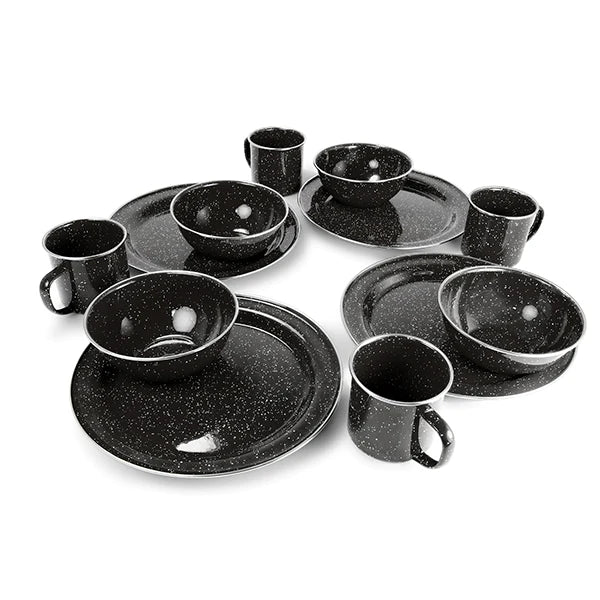 【GSI】パイオニア ホウロウテーブルセット ブラック 50%OFF