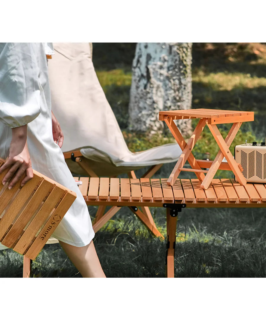 【S'more】Woodi Folding Stool ウッディーフォールディングスツール