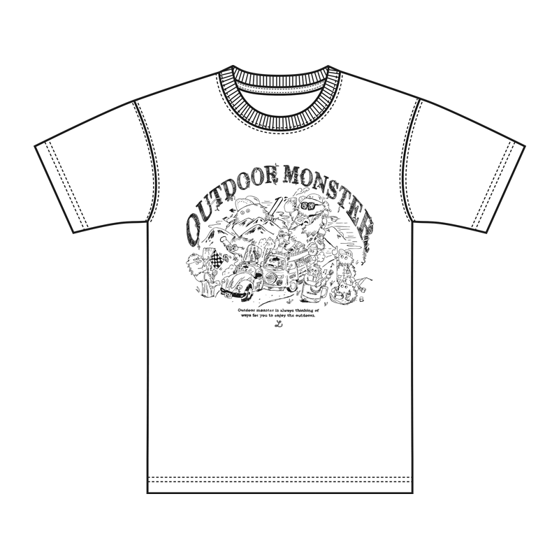 【予約商品】MONSTER COLLECTION 限定Tシャツ S~XL ホワイト
