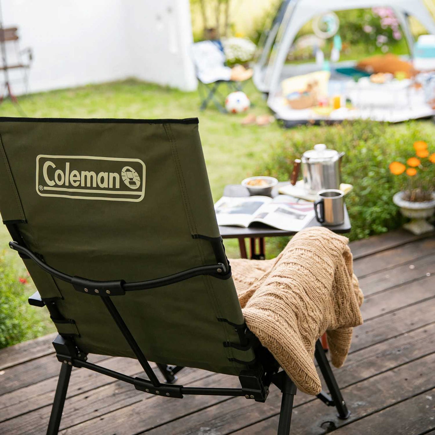 【Coleman】レイチェア(オリーブ) 40%OFF