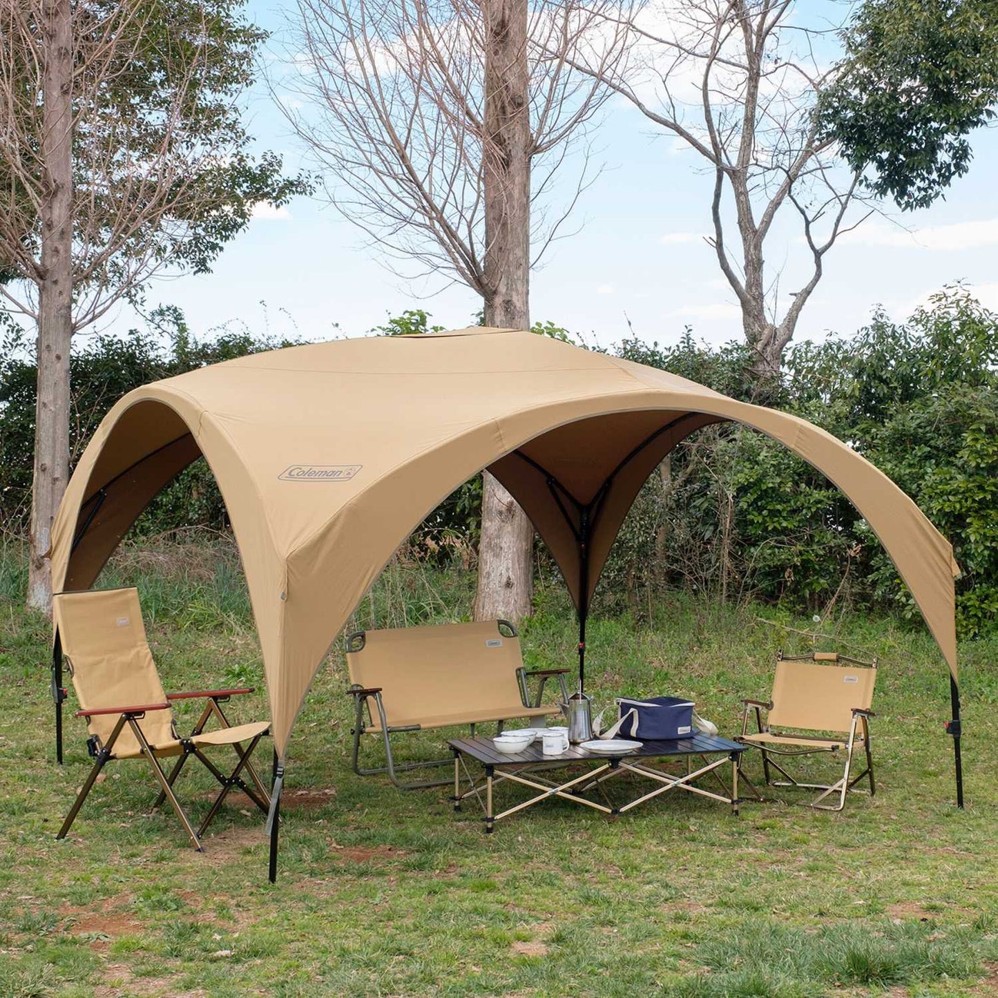 【Coleman】ファイアーサイドフォールディングベンチ(コヨーテブラウン) ※30%OFF