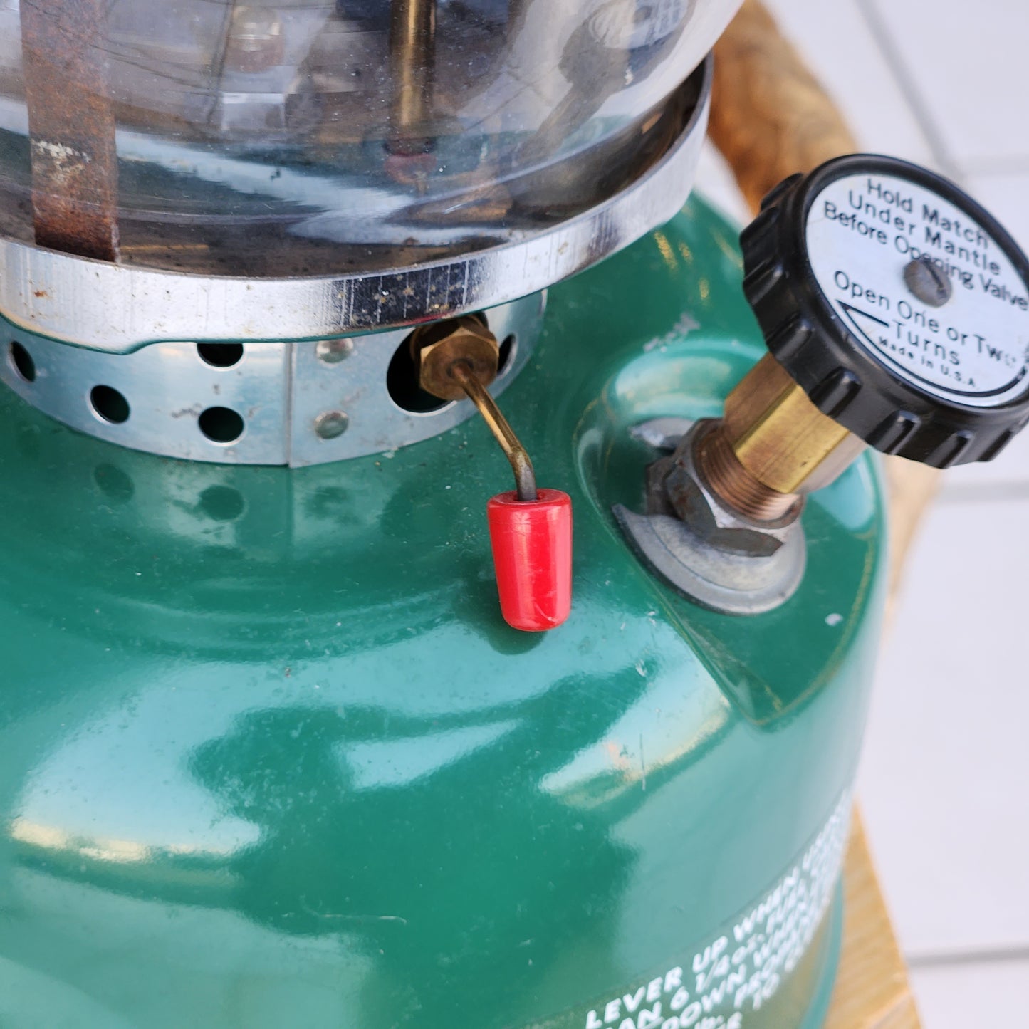 【VINTAGE】Coleman 5122 LP GAS LANTERN 1970年4月製造