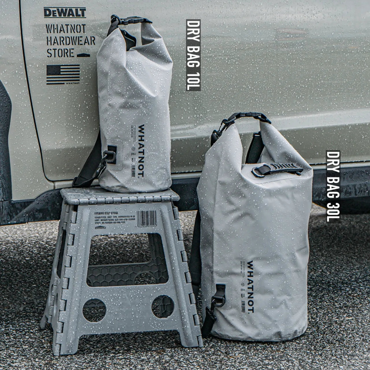 【WHATNOT】ドライバッグ 10L(グレー)|DRY BAG 10L(GY)