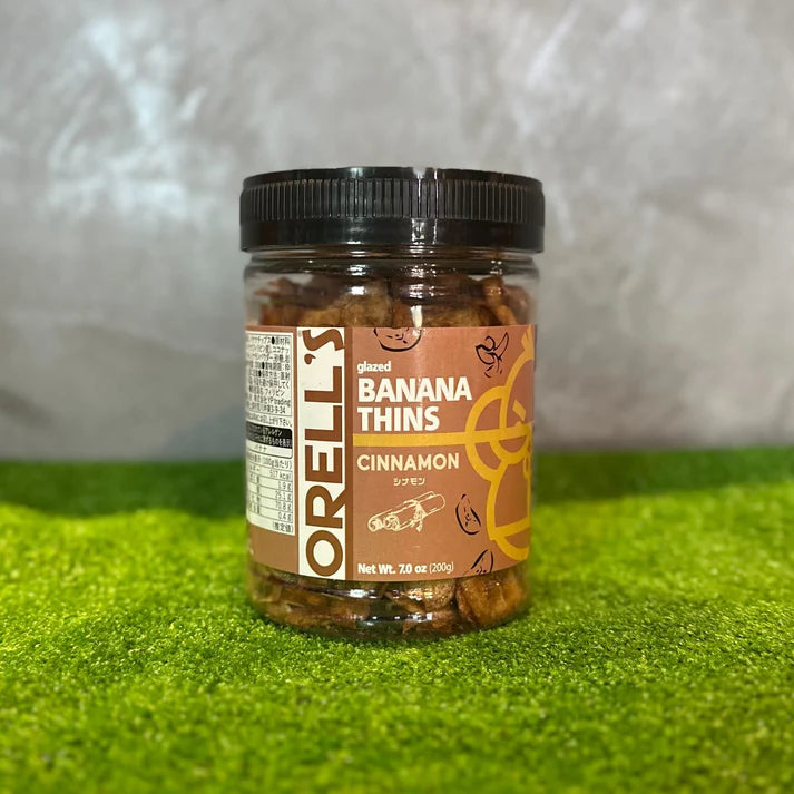 【ORELL'S】バナナチップス 200g シナモン