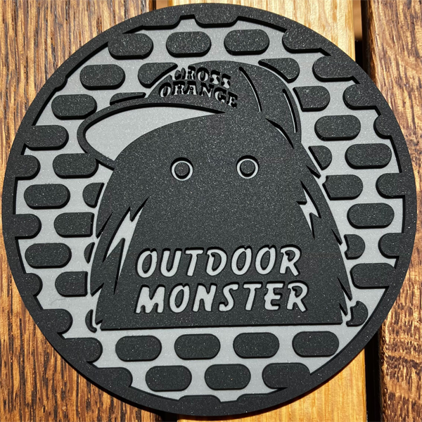 【CROSS ORANGE】アウトドアモンスター コースター OUTDOOR MONSTER COASTER
