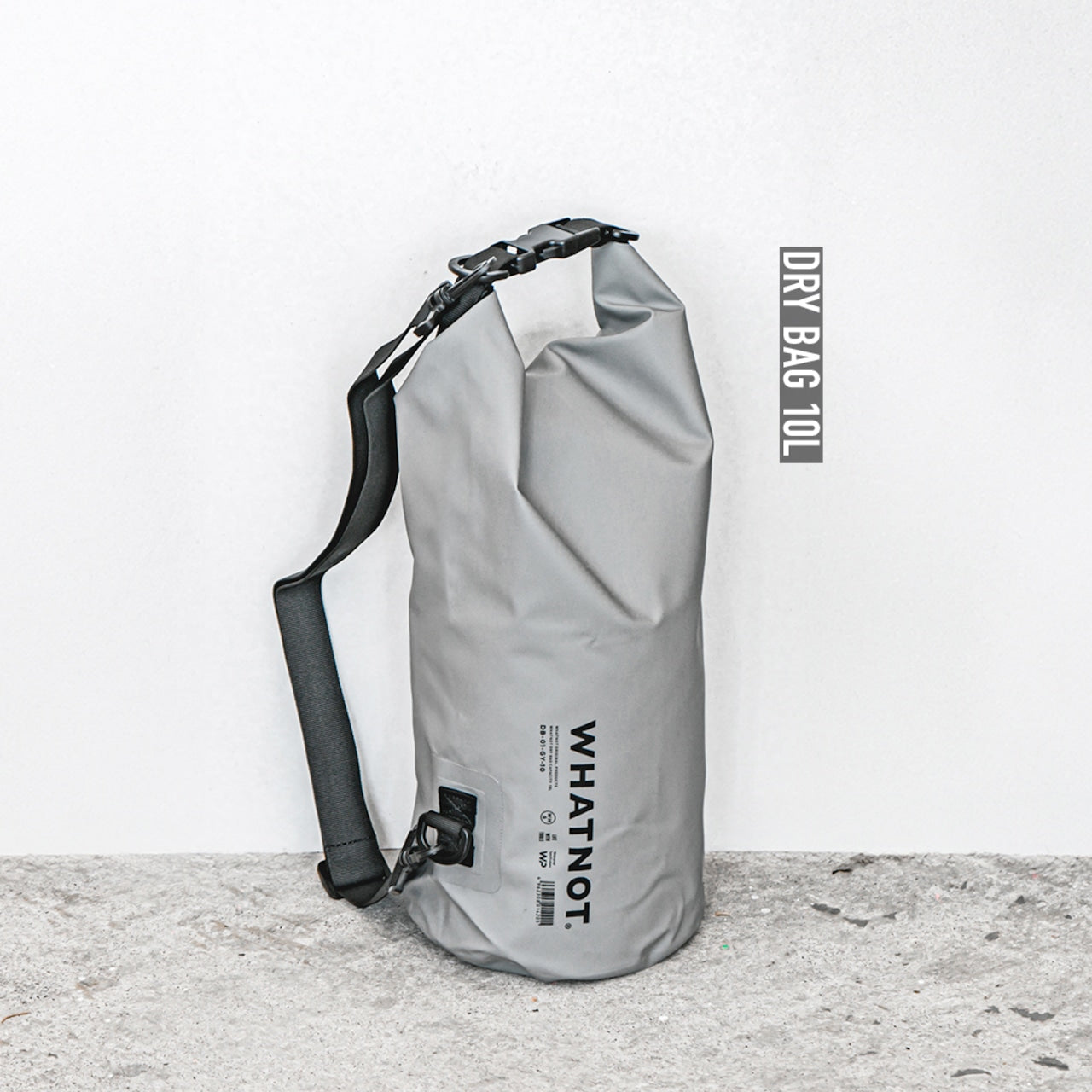 【WHATNOT】ドライバッグ 10L(グレー)|DRY BAG 10L(GY)