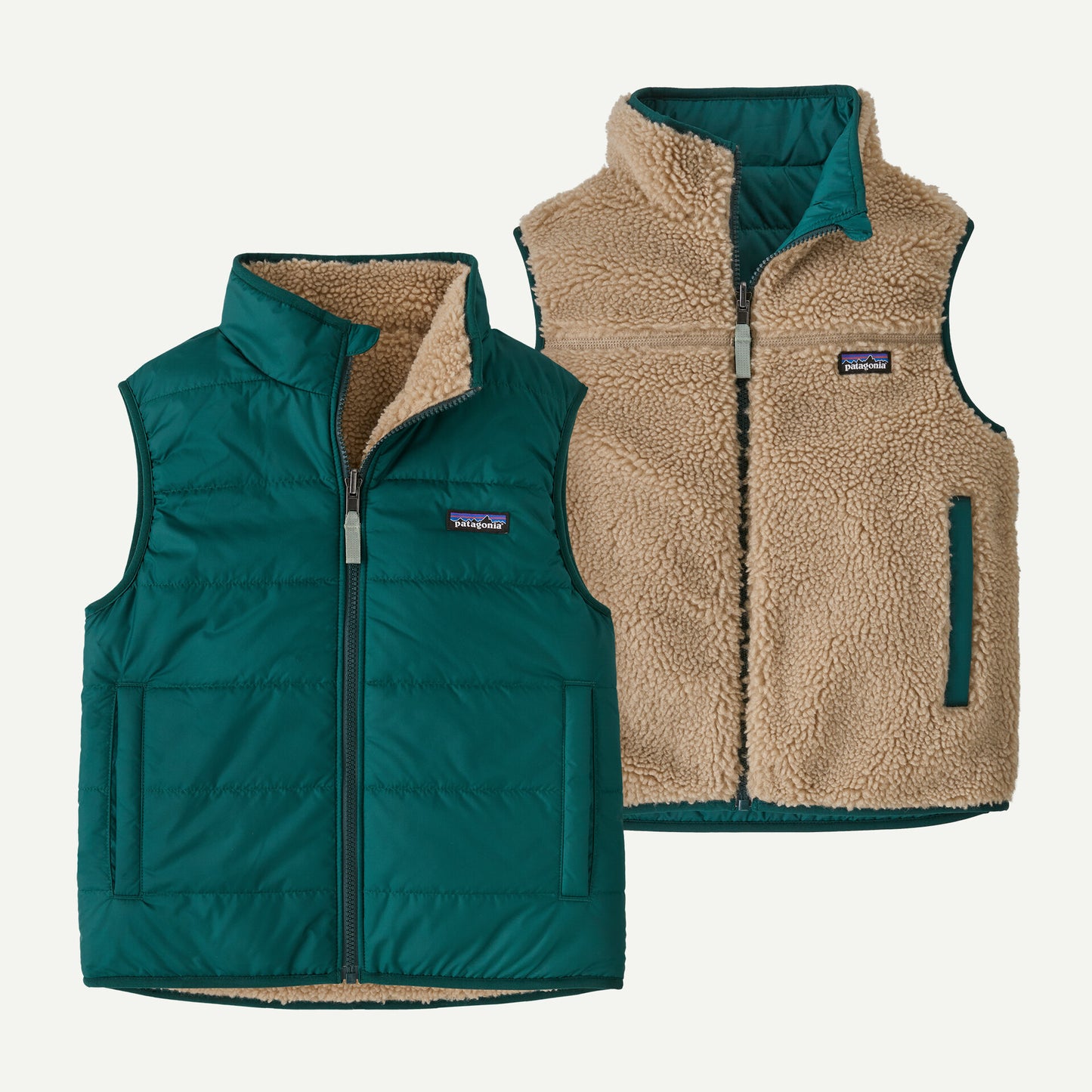 【patagonia】キッズ・リバーシブル・レディ・フレディ・ベスト XXL レディースM