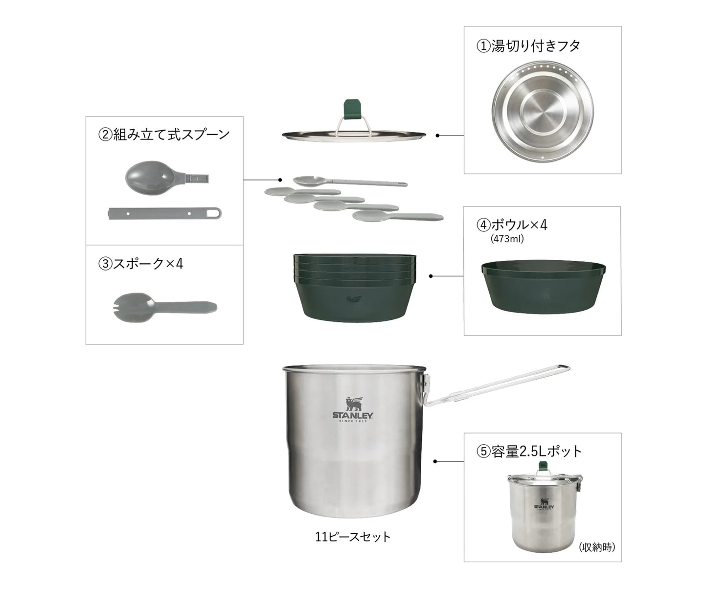 【STANLEY】クックセット for FOUR 30%OFF