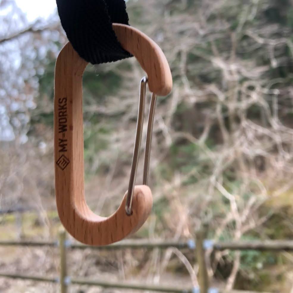 【MY-WORKS】 木のカラビナ