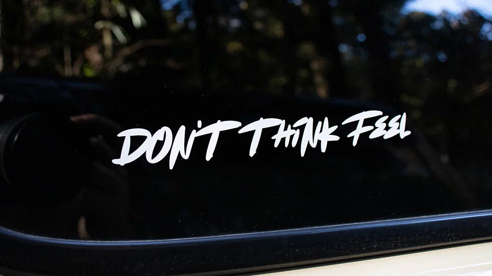 【サンゾー工務店】カッティングステッカー DON'T THINK FEEL