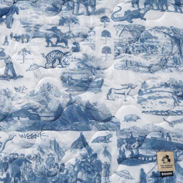【BALLISTICS】JM QUILT ブランケット ホワイト 30%OFF