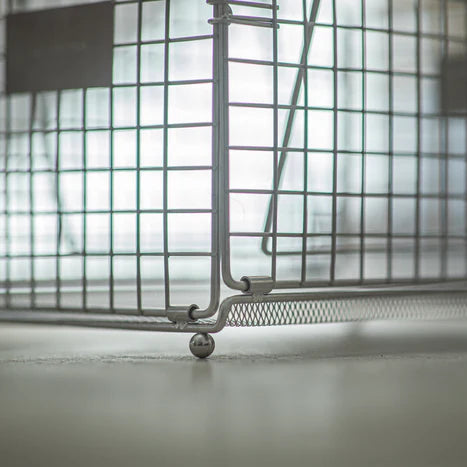 【ANOBA】フォールディングワイヤーバスケット M SUS Ver.