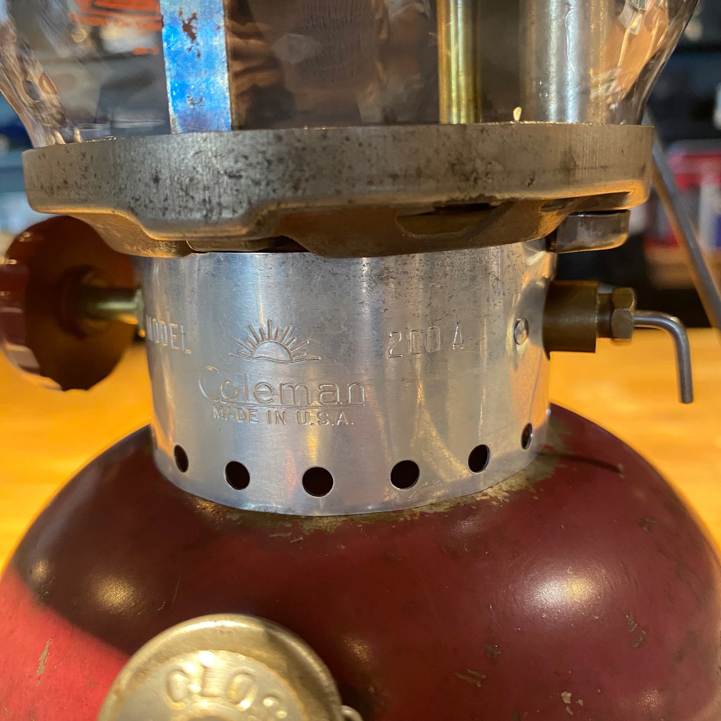 【VINTAGE】Coleman 200A バーガンディ 1961年10月製造