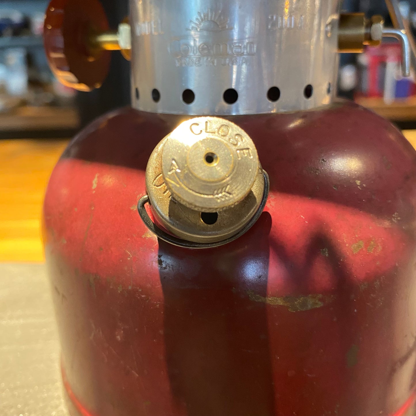 【VINTAGE】Coleman 200A バーガンディ 1961年10月製造