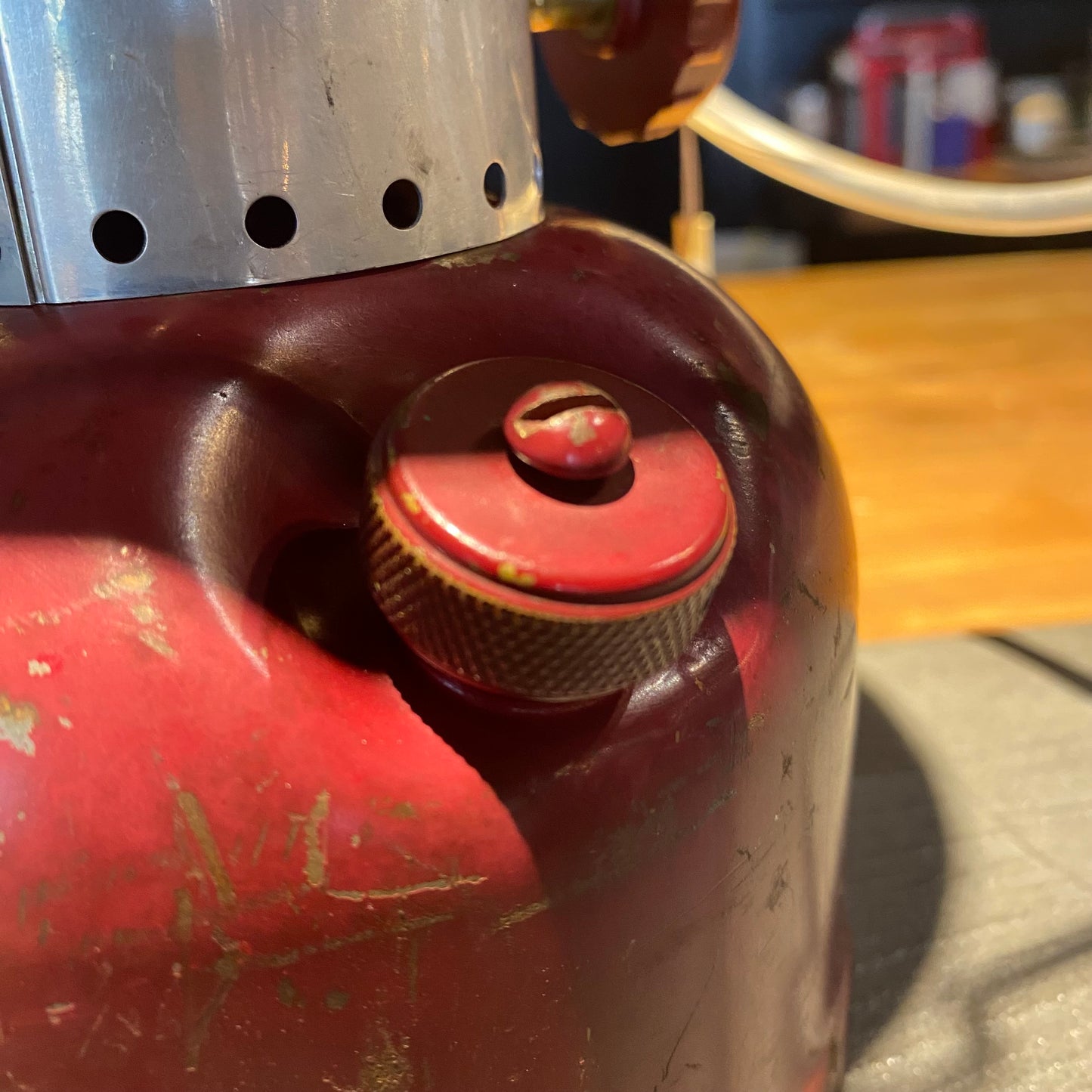【VINTAGE】Coleman 200A バーガンディ 1961年10月製造
