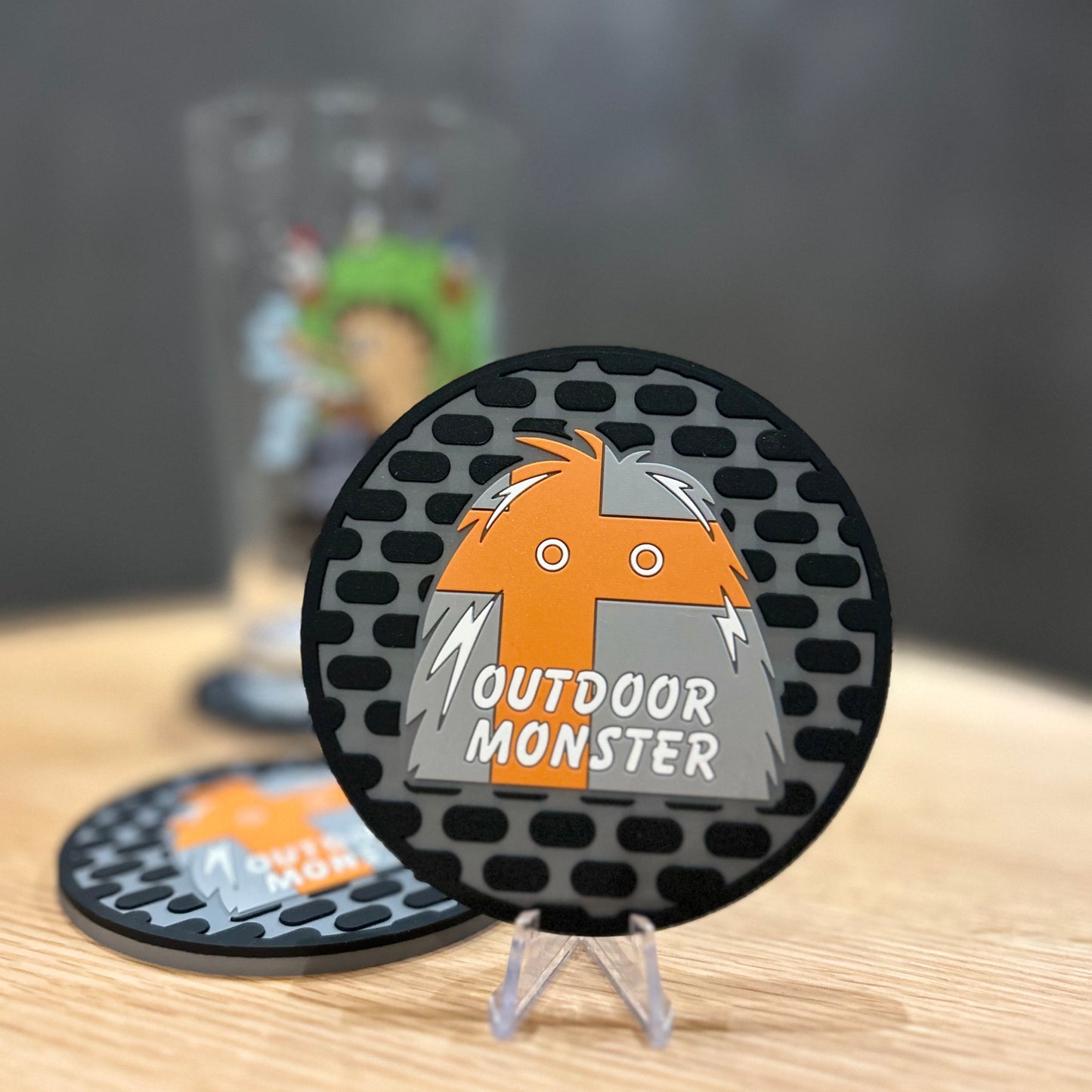 【CROSS ORANGE】アウトドアモンスター コースター(カラー) OUTDOOR MONSTER COASTER