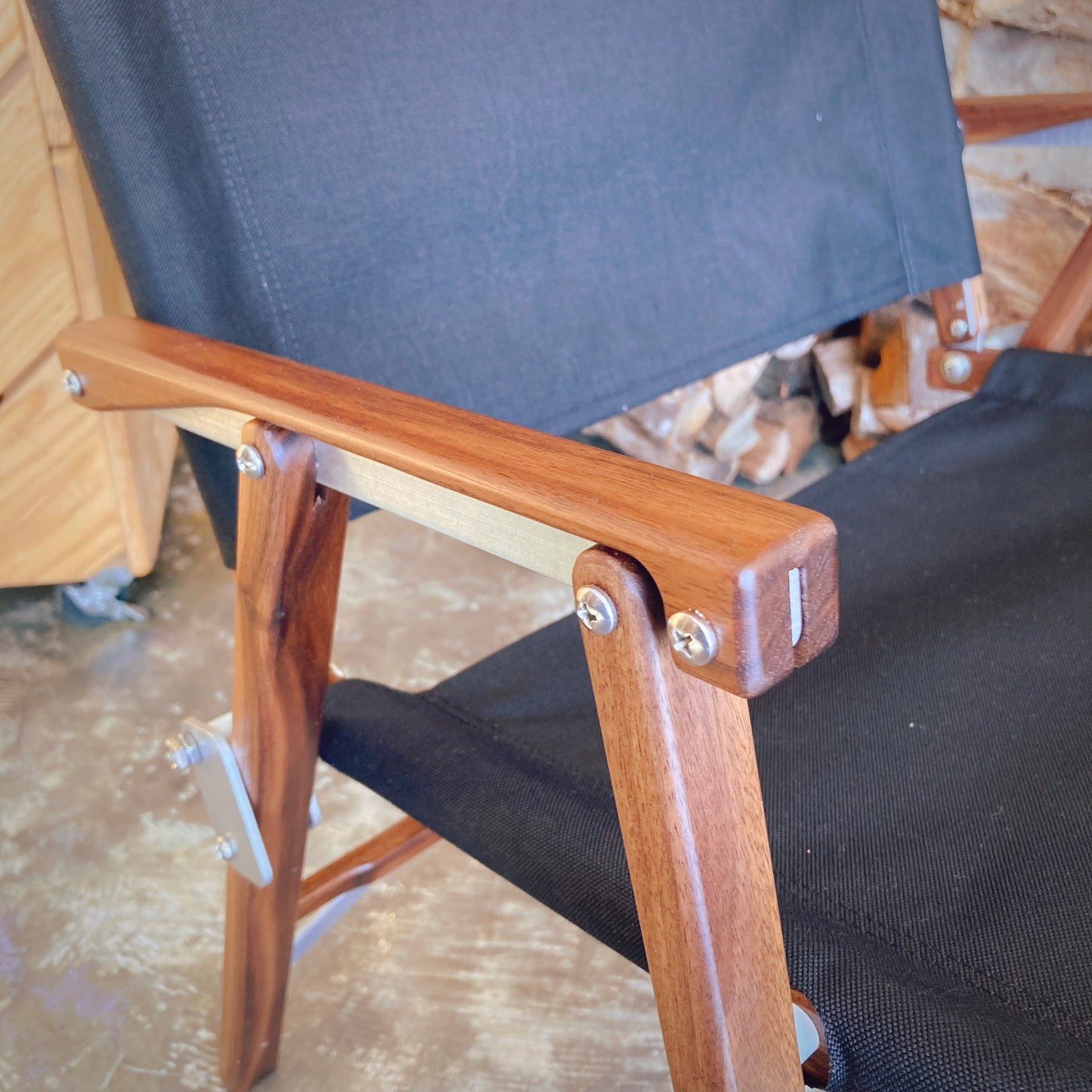 【KERMIT CHAIR/カーミットチェア】ウォールナット ブラック