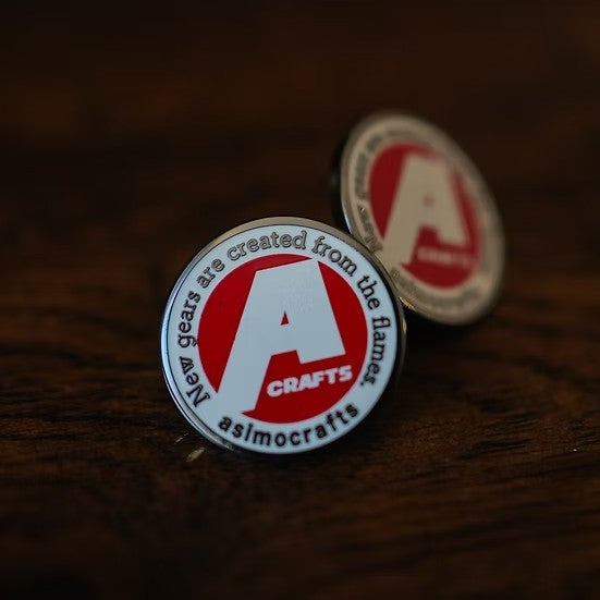 asimocrafts】ピンズ – CROSS ORANGE