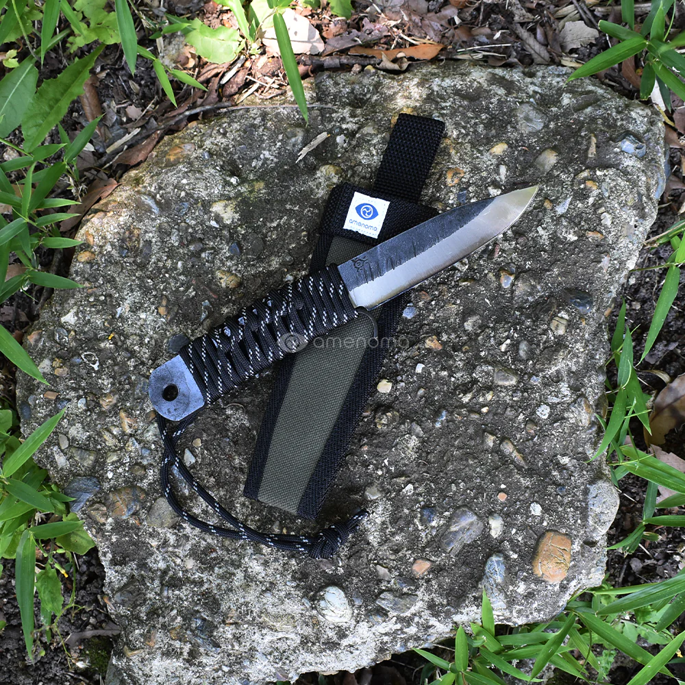 【amenoma】 Bushcraft knife 100