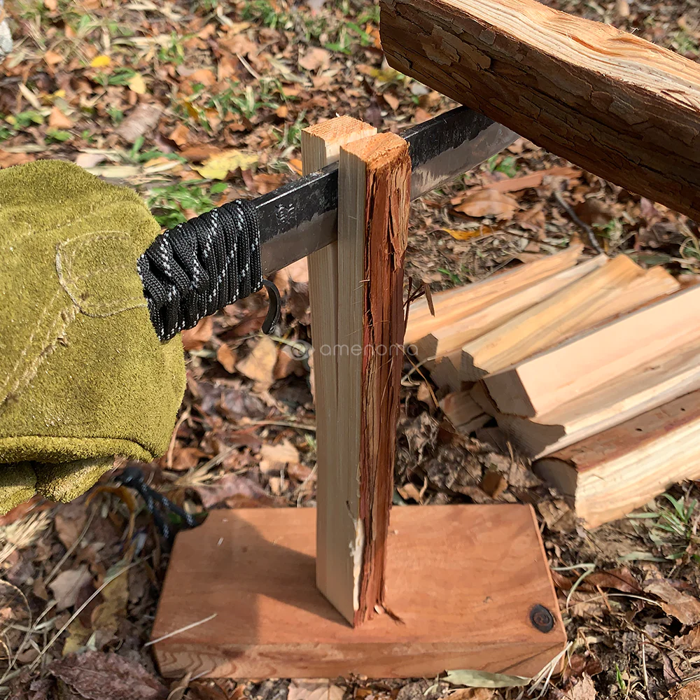 【amenoma】 Bushcraft knife 100