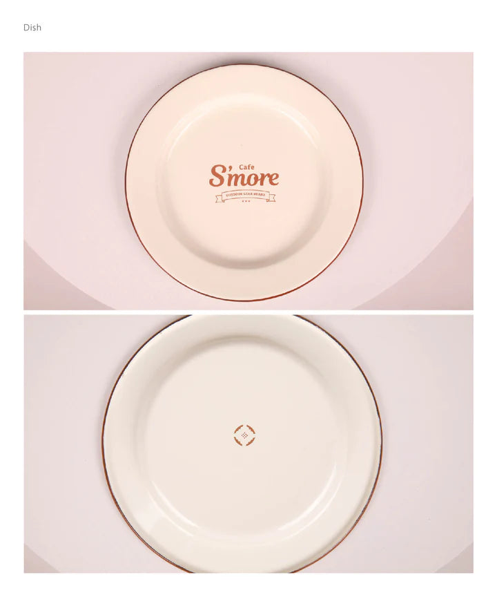 ホーロー皿 café s'more dish