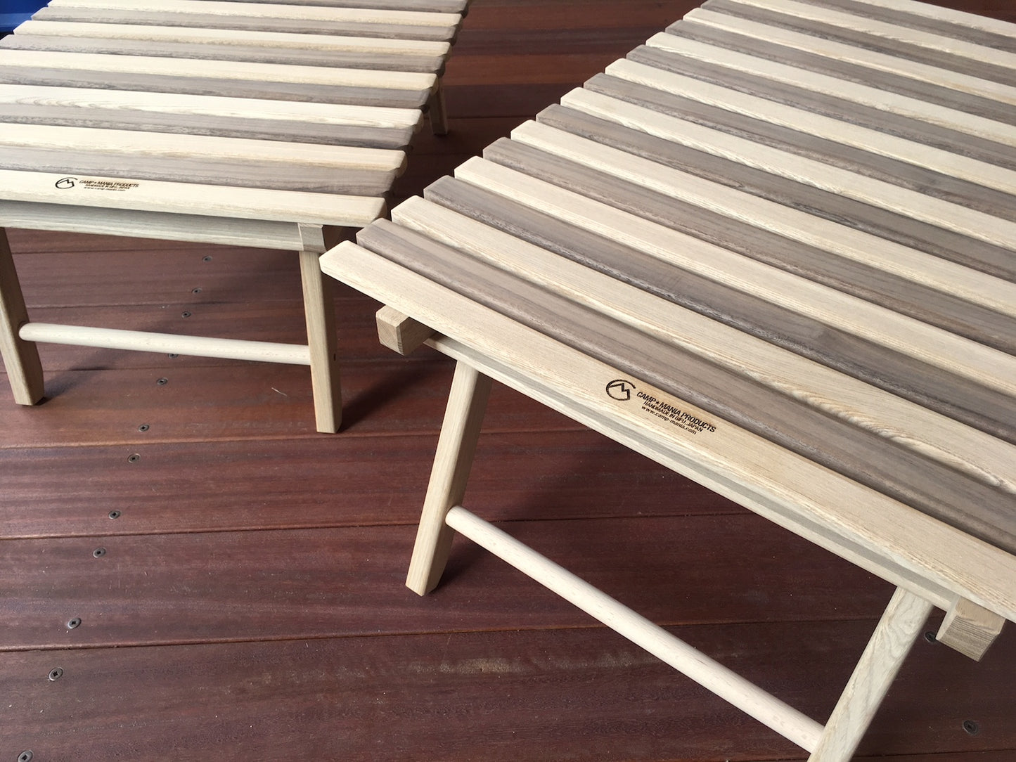【CAMP★MANIA PRODUCTS】 COMPACT LO TABLE (M) walnut mix ※30%OFF