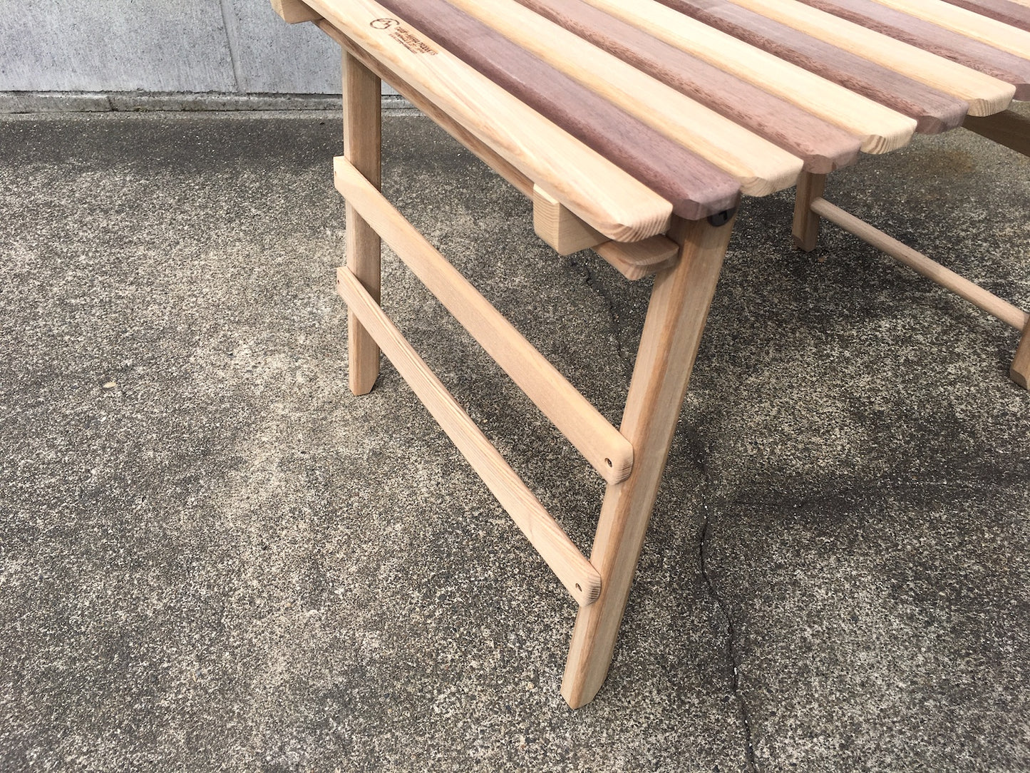 【CAMP★MANIA PRODUCTS】 COMPACT MID TABLE (M) walnut mix