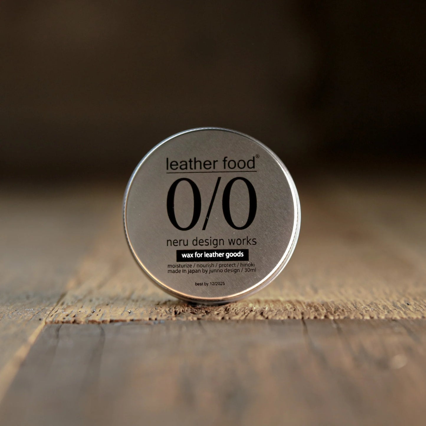 【neru design works】leather wax for outdoor 30
