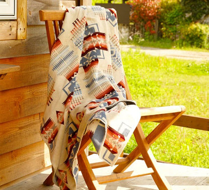 【PENDLETON】ジャガードバスタオルオーバーサイズ　チーフジョセフローズウッド