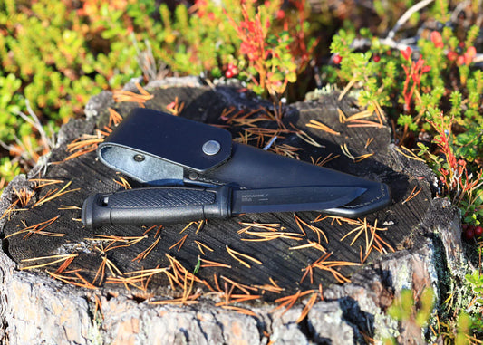 【MORAKNIV】モーラナイフ ガーバーグ ブラックブレード レザーシース