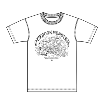 【予約商品】MONSTER COLLECTION　限定Tシャツ S~XL　ホワイト