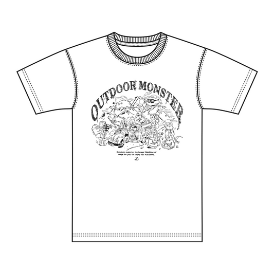 【予約商品】MONSTER COLLECTION　限定Tシャツ S~XL　ホワイト