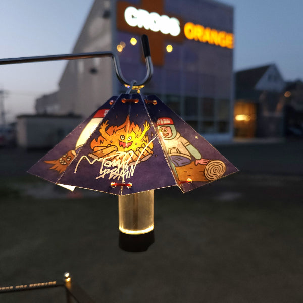 【TONARI DESIGN】Lamp Shelter COROSS ORANGE × ネゴシックス