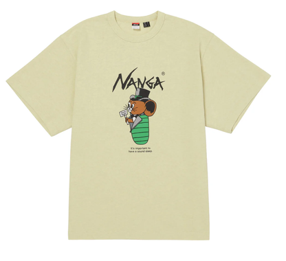 【NANGA】30周年限定　NANGA×JERRY UKAI ECO HYBRID SLEEPING JERRY MARQUEZ TEE / ナンガ×ジェリーウカイ エコハイブリッド スリーピングバッグ ジェリーマルケスティー