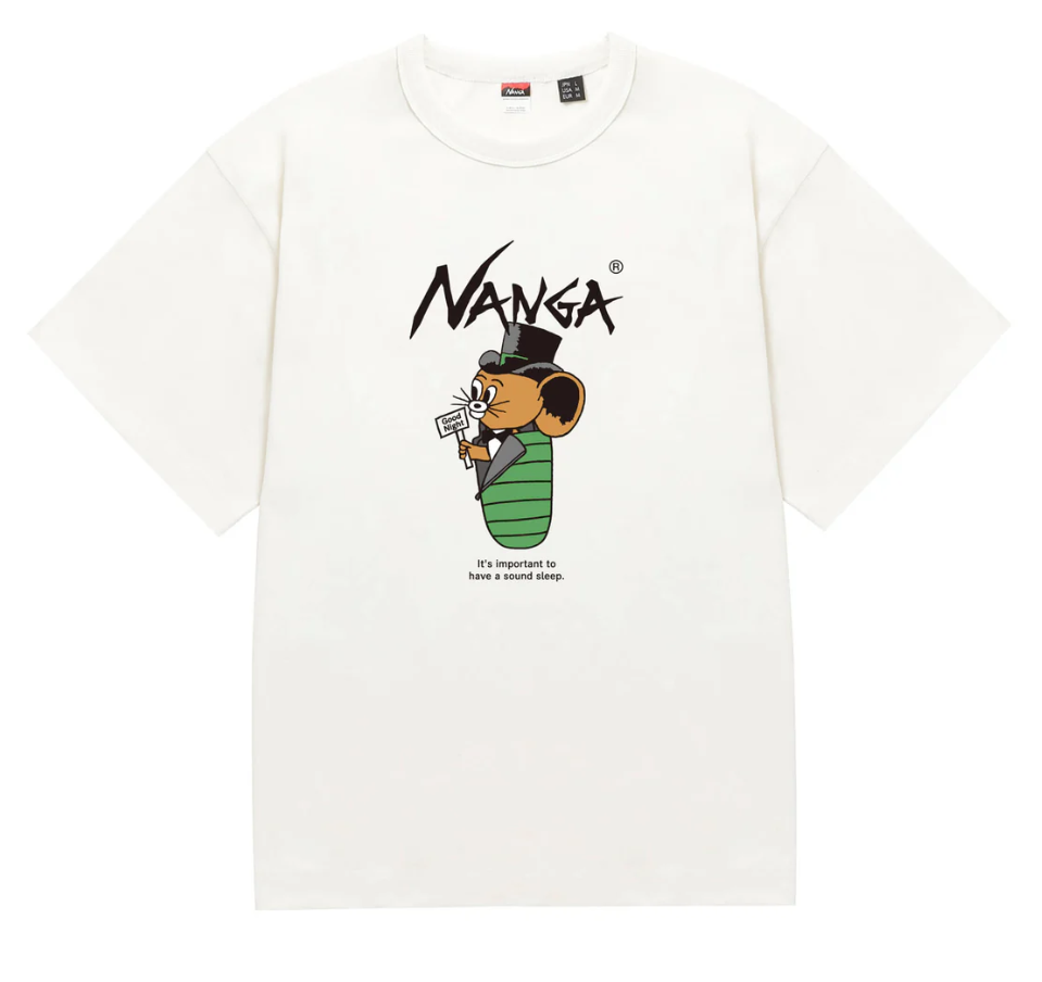 【NANGA】30周年限定　NANGA×JERRY UKAI ECO HYBRID SLEEPING JERRY MARQUEZ TEE / ナンガ×ジェリーウカイ エコハイブリッド スリーピングバッグ ジェリーマルケスティー