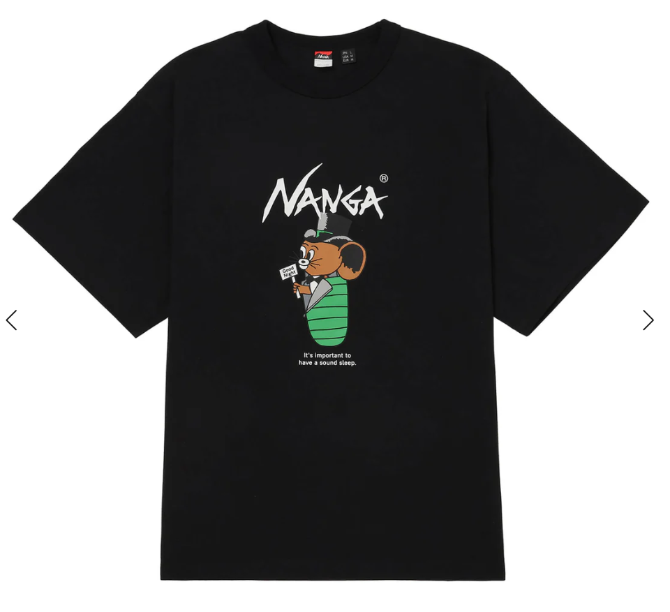 【NANGA】30周年限定　NANGA×JERRY UKAI ECO HYBRID SLEEPING JERRY MARQUEZ TEE / ナンガ×ジェリーウカイ エコハイブリッド スリーピングバッグ ジェリーマルケスティー