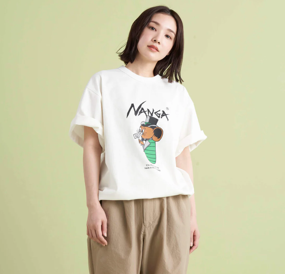 【NANGA】30周年限定　NANGA×JERRY UKAI ECO HYBRID SLEEPING JERRY MARQUEZ TEE / ナンガ×ジェリーウカイ エコハイブリッド スリーピングバッグ ジェリーマルケスティー