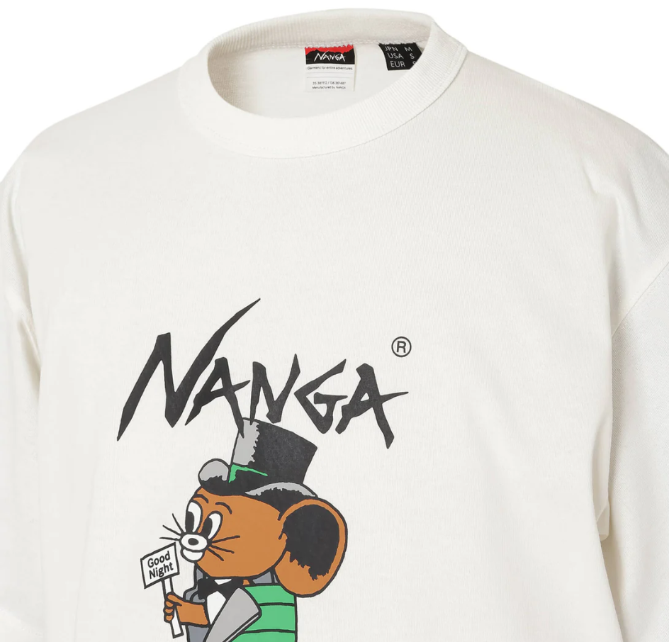 【NANGA】30周年限定　NANGA×JERRY UKAI ECO HYBRID SLEEPING JERRY MARQUEZ TEE / ナンガ×ジェリーウカイ エコハイブリッド スリーピングバッグ ジェリーマルケスティー