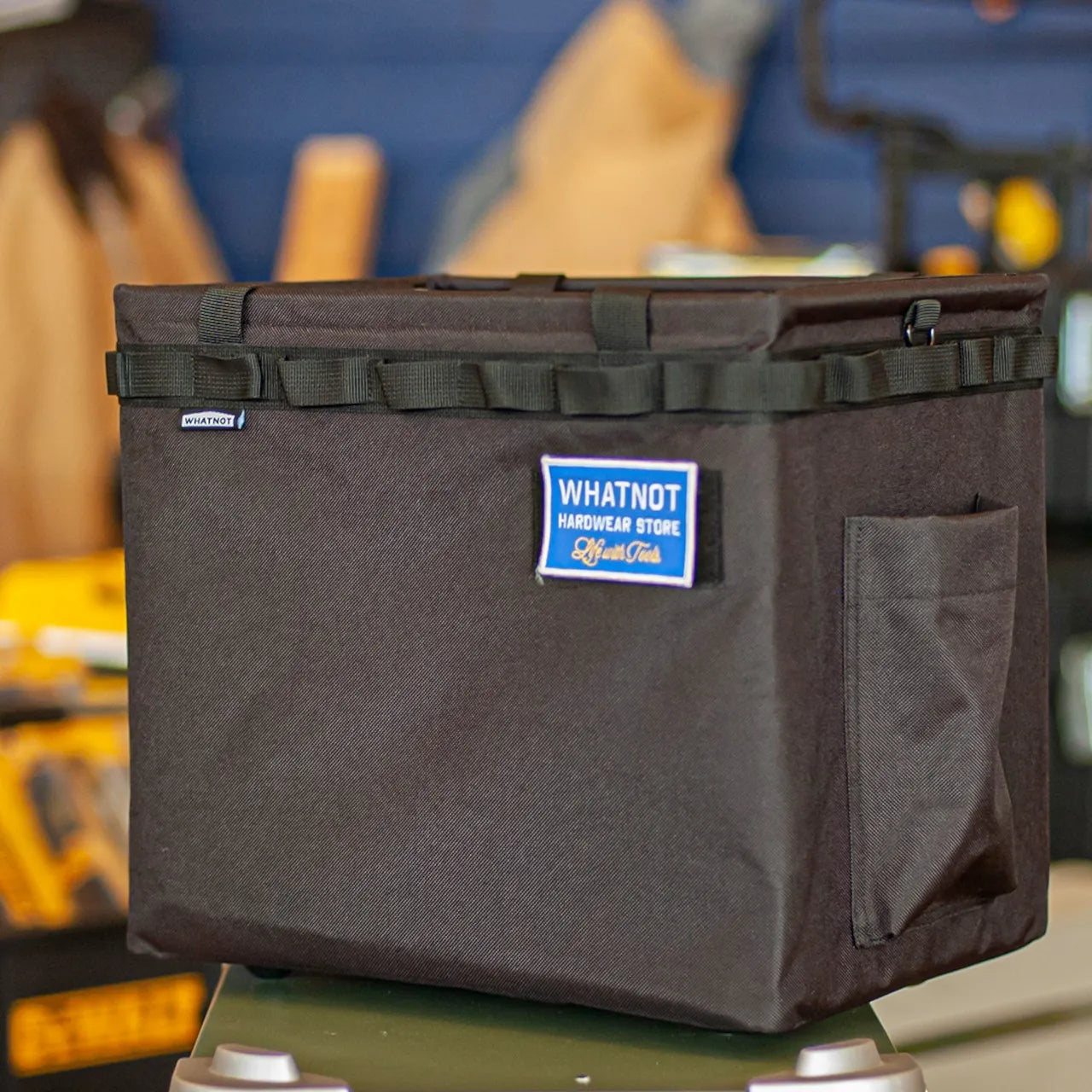 【WHATNOT】ワンタッチバケット HD BK