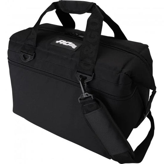 【AO Coolers】 キャンバス ソフトクーラー　ブラック 各サイズ