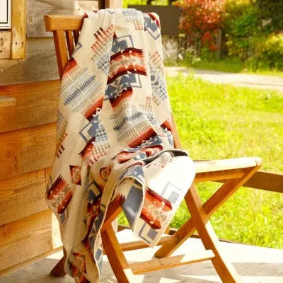 【PENDLETON】ジャガードバスタオルオーバーサイズ　チーフジョセフローズウッド