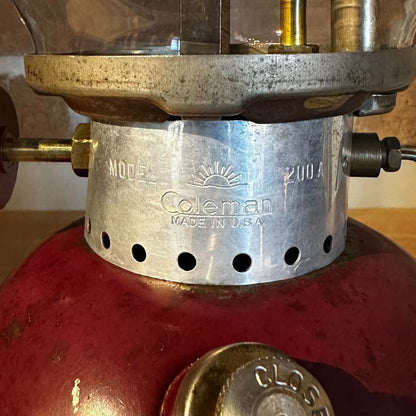 【VINTAGE】Coleman 200A バーガンディ 1961年10月製造