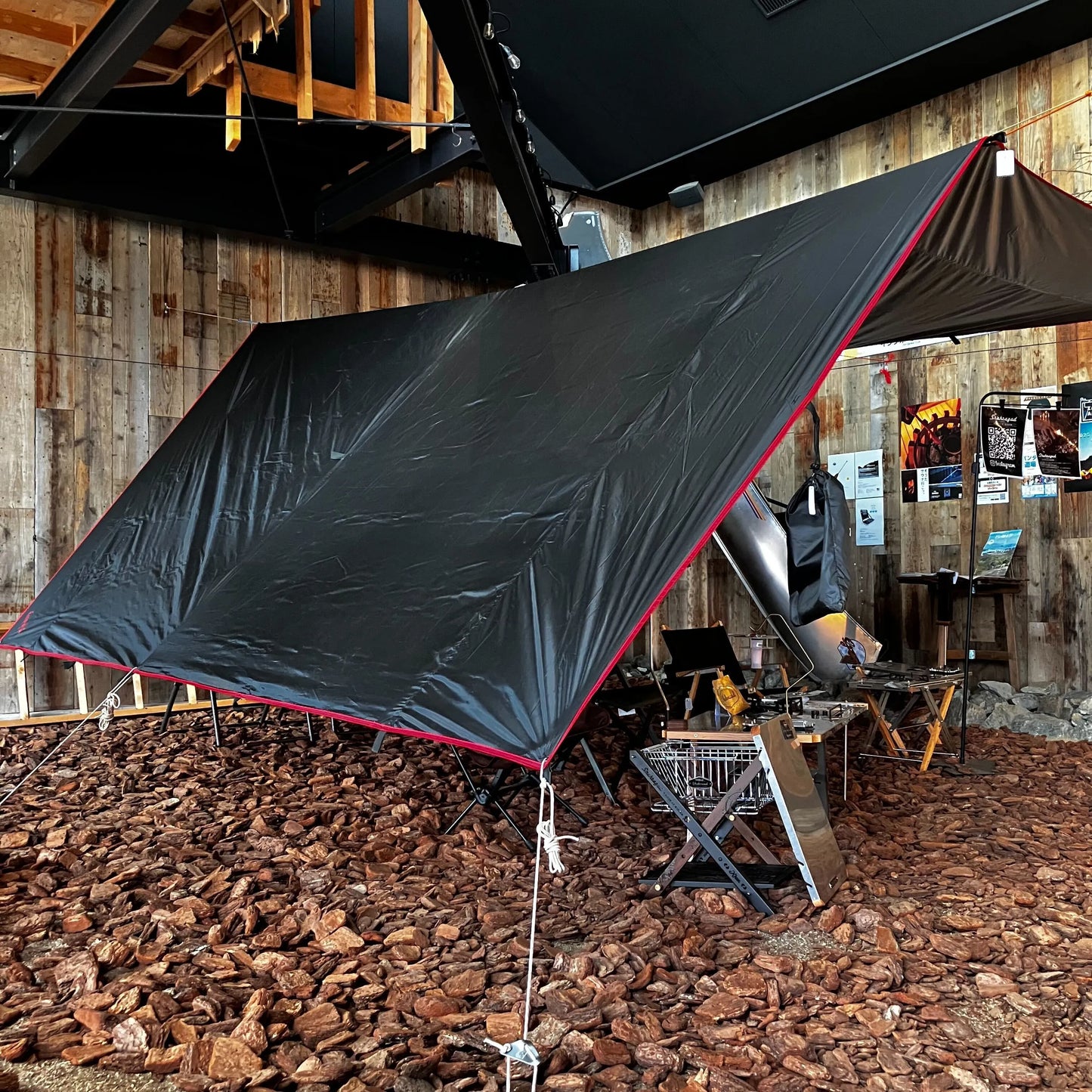 【ZIVETALIAN】ZIVEタープ44 《黒》