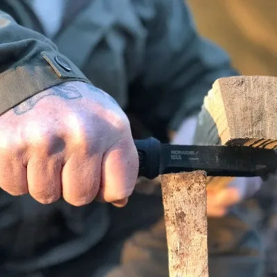 【MORAKNIV】モーラナイフ ガーバーグ ブラックブレード レザーシース