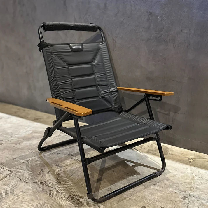 【AS2OV】HIGH BACK RECLINING LOW ROVER CHAIR BLACK ハイバックローバーチェア ブラック