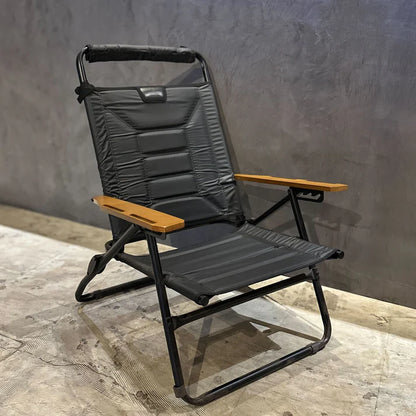 【AS2OV】HIGH BACK RECLINING LOW ROVER CHAIR BLACK ハイバックローバーチェア ブラック
